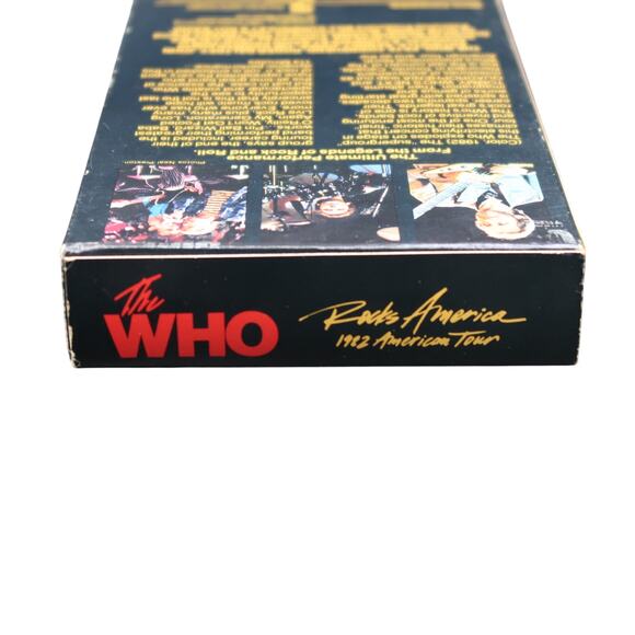 The Who Rocks America 1982 American Tour VHS Videotape 1984 CBS Fox Vintage - Picture 8 of 8